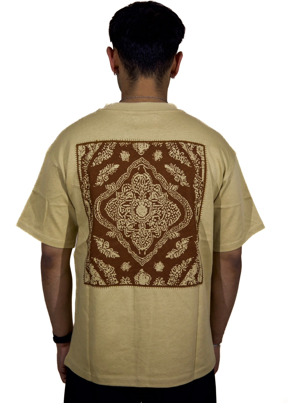 "BHUMI" PRINTED & EMBROIDERED T-SHIRT