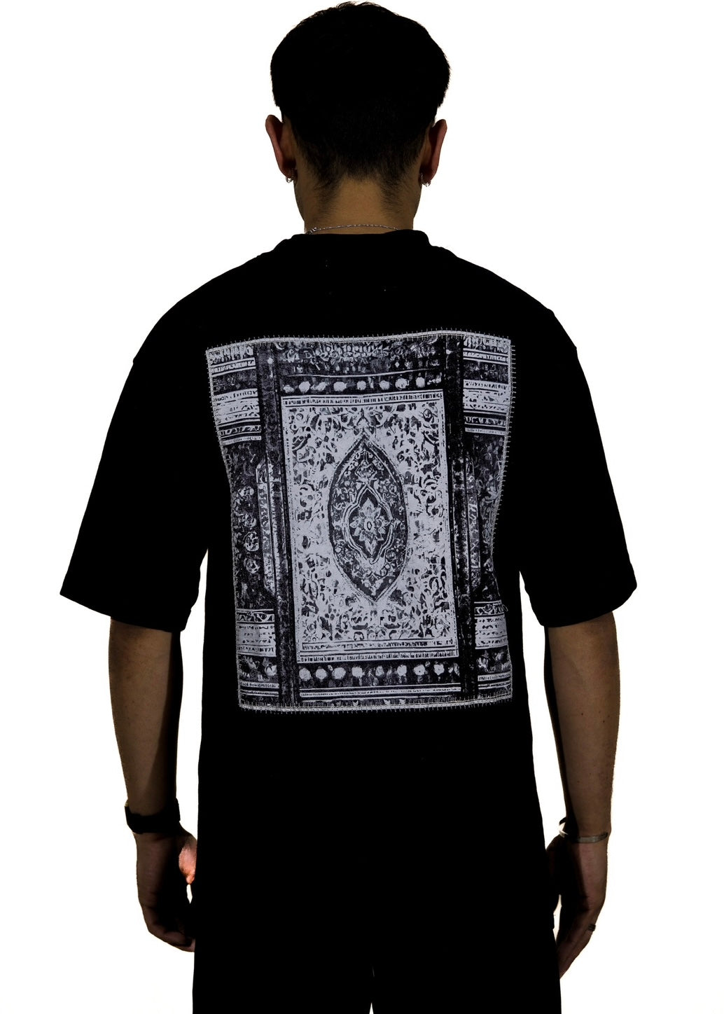 "ADHAAR" PRINTED & EMBROIDERED T-SHIRT