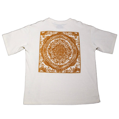 "RAJA" PRINTED & EMBROIDERED T-SHIRT