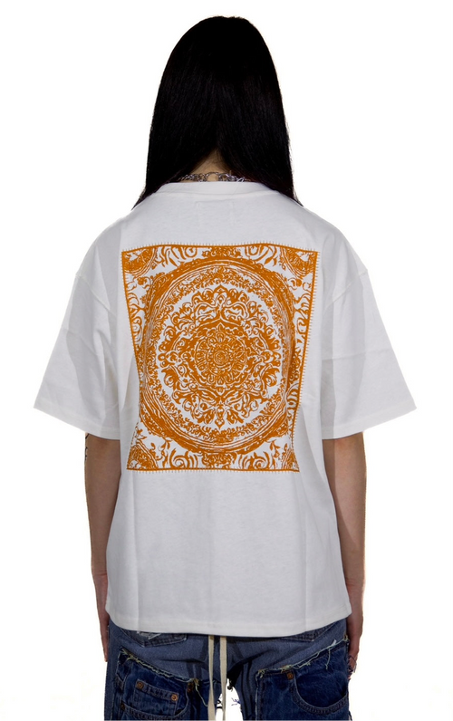 "RAJA" PRINTED & EMBROIDERED T-SHIRT
