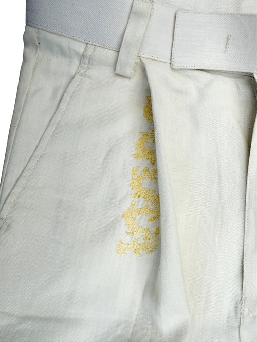 AYNA - 005 EMBROIDERED WIDE LEG PANTS